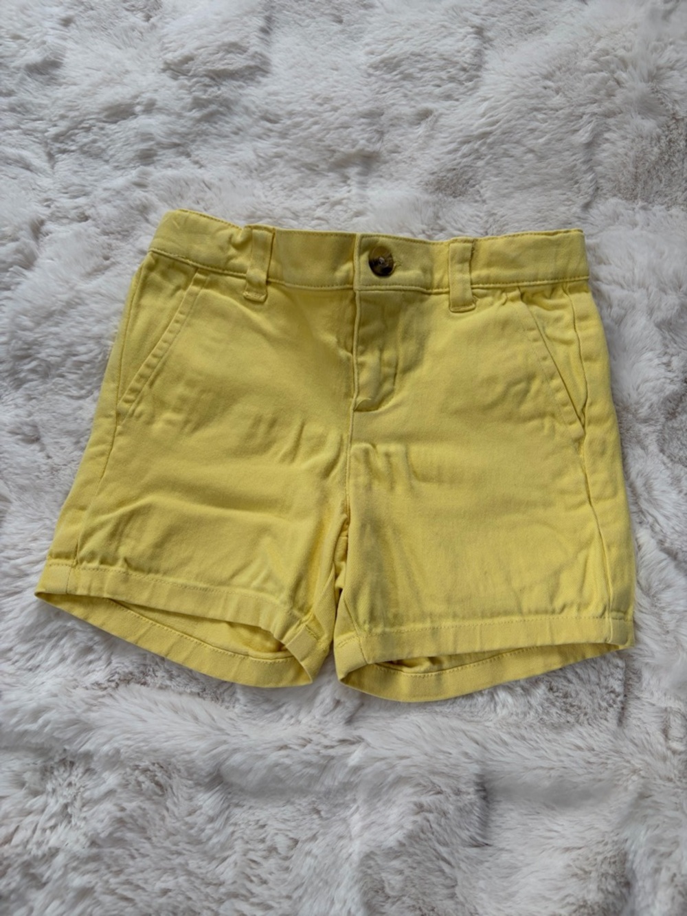 Janie and Jack Yellow Kids Shorts